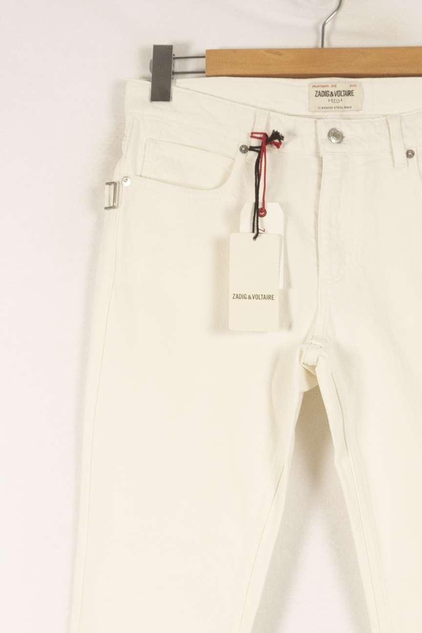 Jean Blanc - Taille M/38 de la marque Zadig&Voltaire | PARAD48619 - Vendu par Paradigme - Image 3