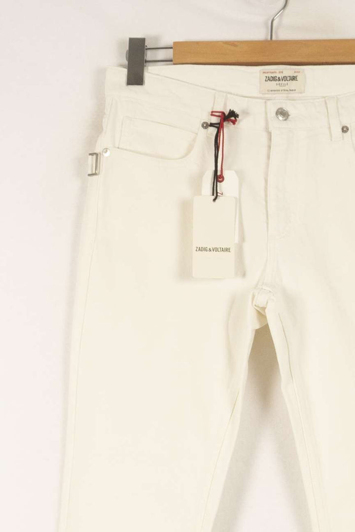 Jean Blanc - Taille M/38 de la marque Zadig&Voltaire | PARAD48619 - Vendu par Paradigme - Image 3
