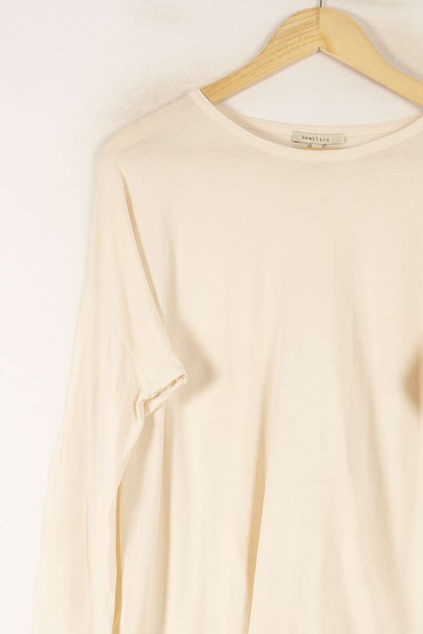Tee-shirt Manches Longues Blanc - Taille S/36 de la marque Humility | PARAD48633 - Vendu par Paradigme - Image 3