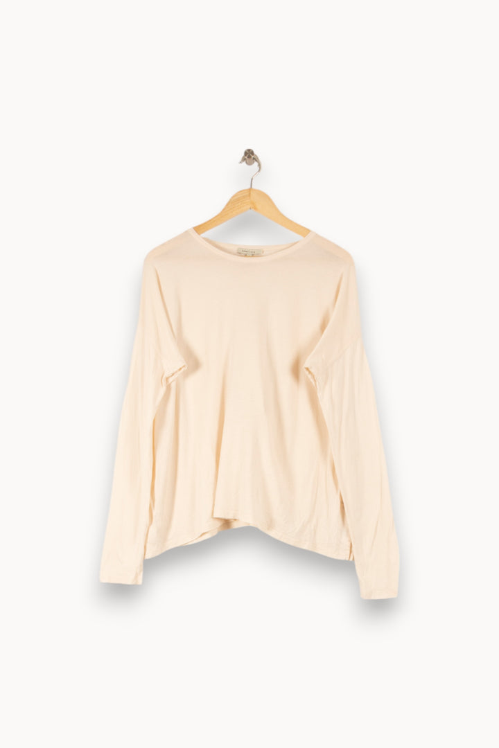Tee-shirt Manches Longues Blanc - Taille S/36 de la marque Humility | PARAD48633 - Vendu par Paradigme - Image 2