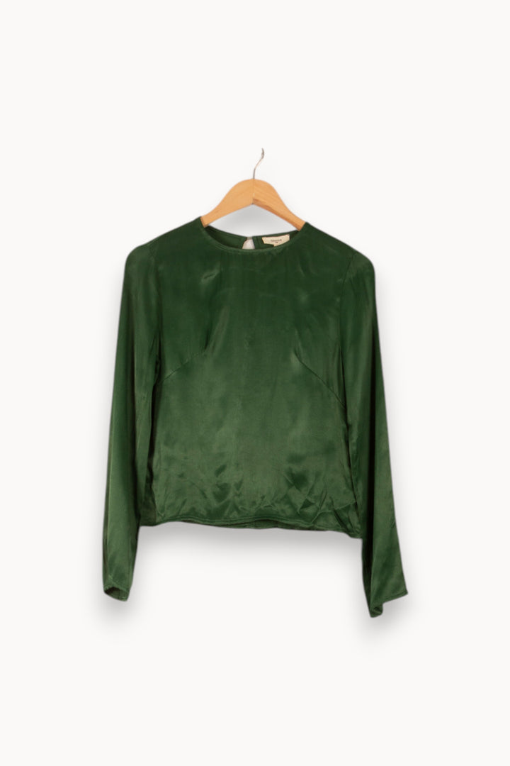 Blouse Verte - Taille XS/34 de la marque Bizance | PARAD48637 - Vendu par Paradigme - Image 2
