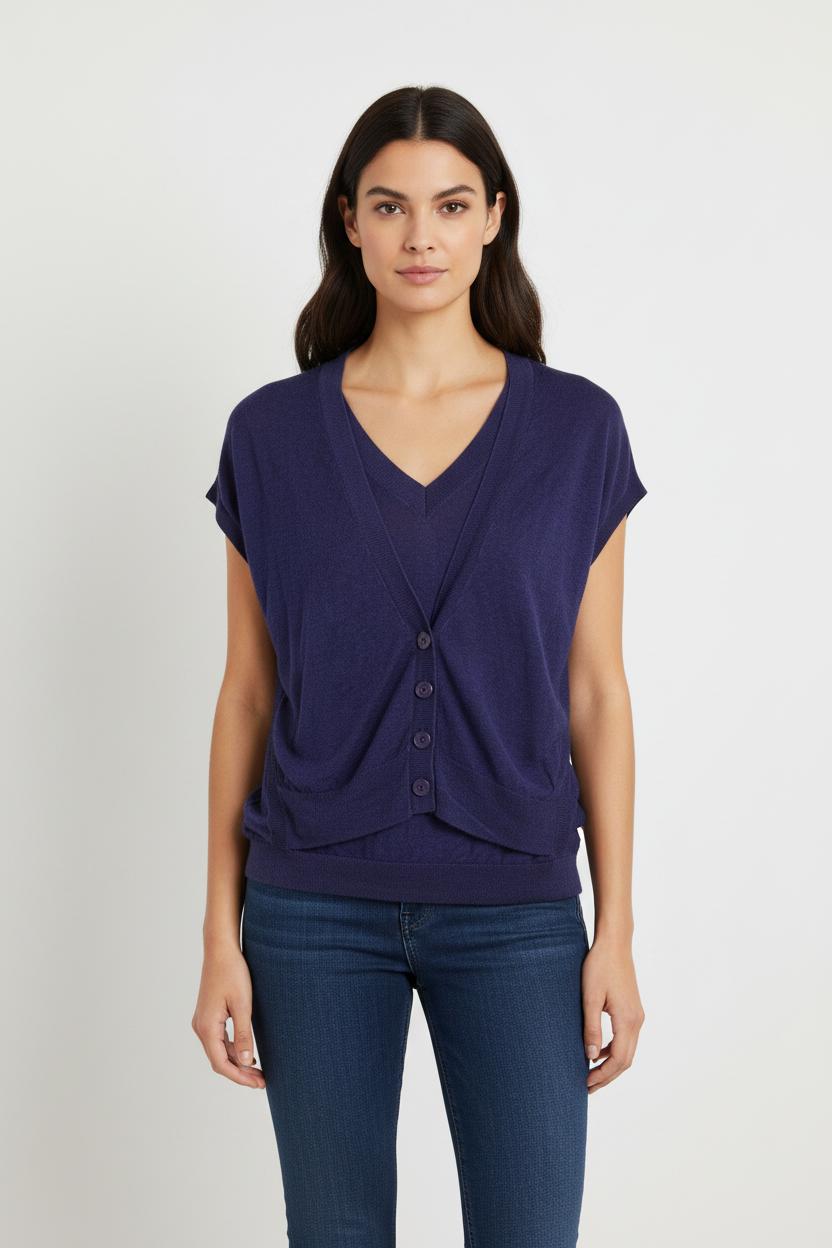 Gilet Bleu - Taille S/36