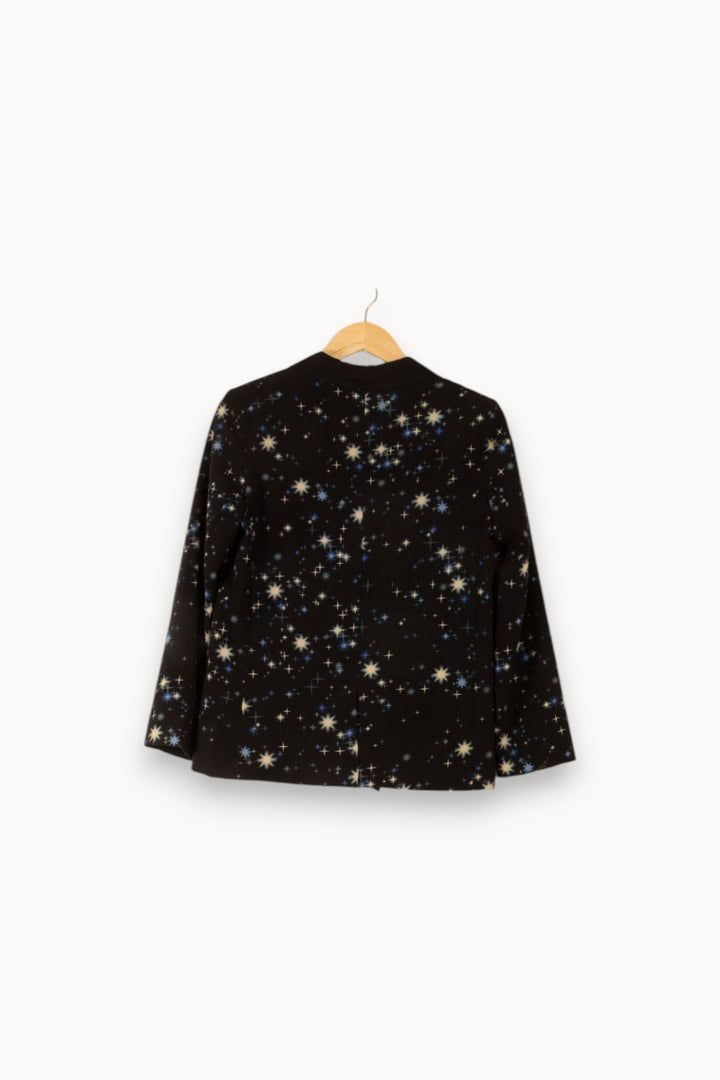 Blazer Noir et Bleu - Taille S/36 de la marque Claudie Pierlot | PARAD48643 - Vendu par Paradigme - Image 4
