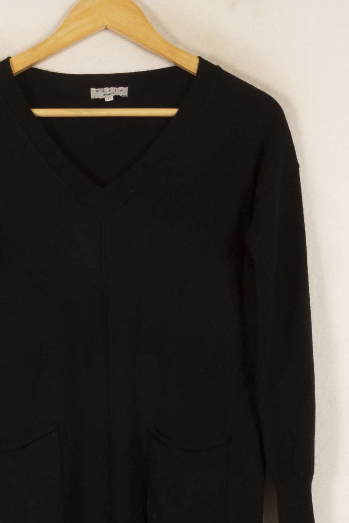 Robe Pull Noire - Taille S/36 de la marque Suncoo | PARAD48644 - Vendu par Paradigme - Image 3