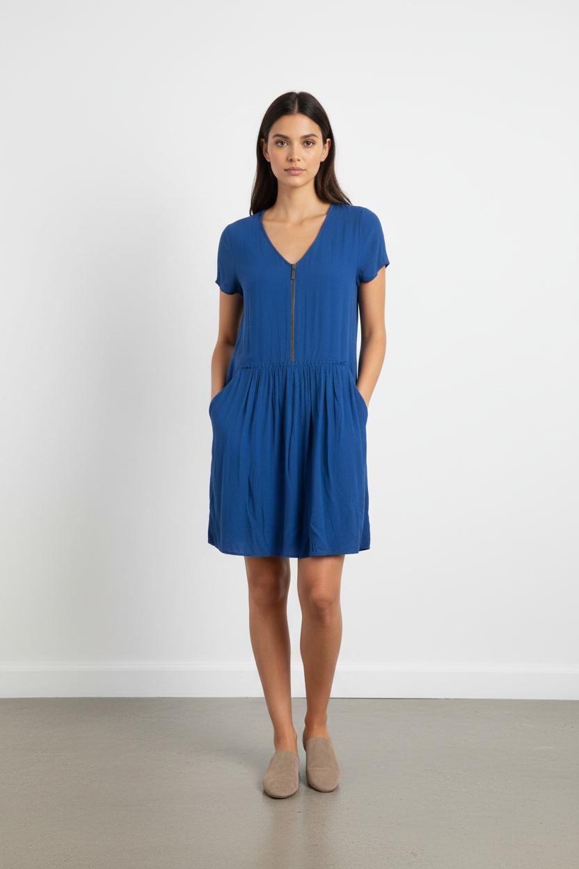 Robe Courte Bleue - Taille XS/34