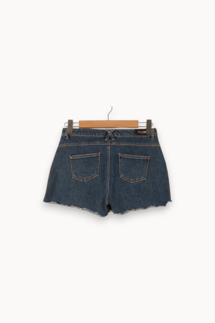 Short en Jean Bleu - Taille M/38 de la marque One Step | PARAD48646 - Vendu par Paradigme - Image 4