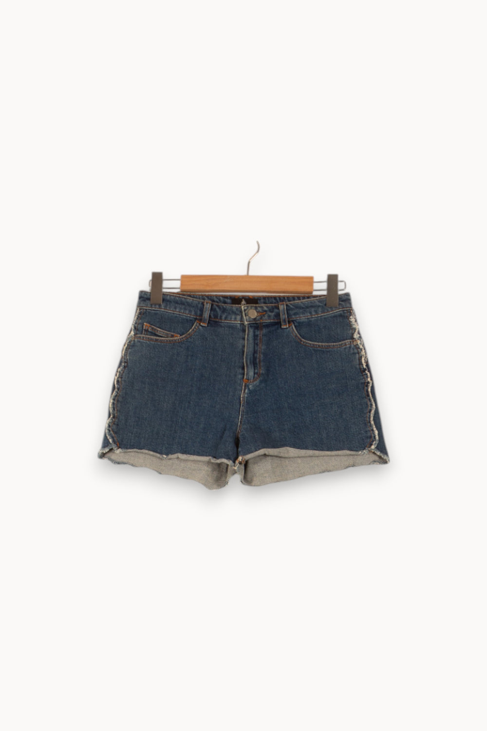 Short en Jean Bleu - Taille M/38 de la marque One Step | PARAD48646 - Vendu par Paradigme - Image 2