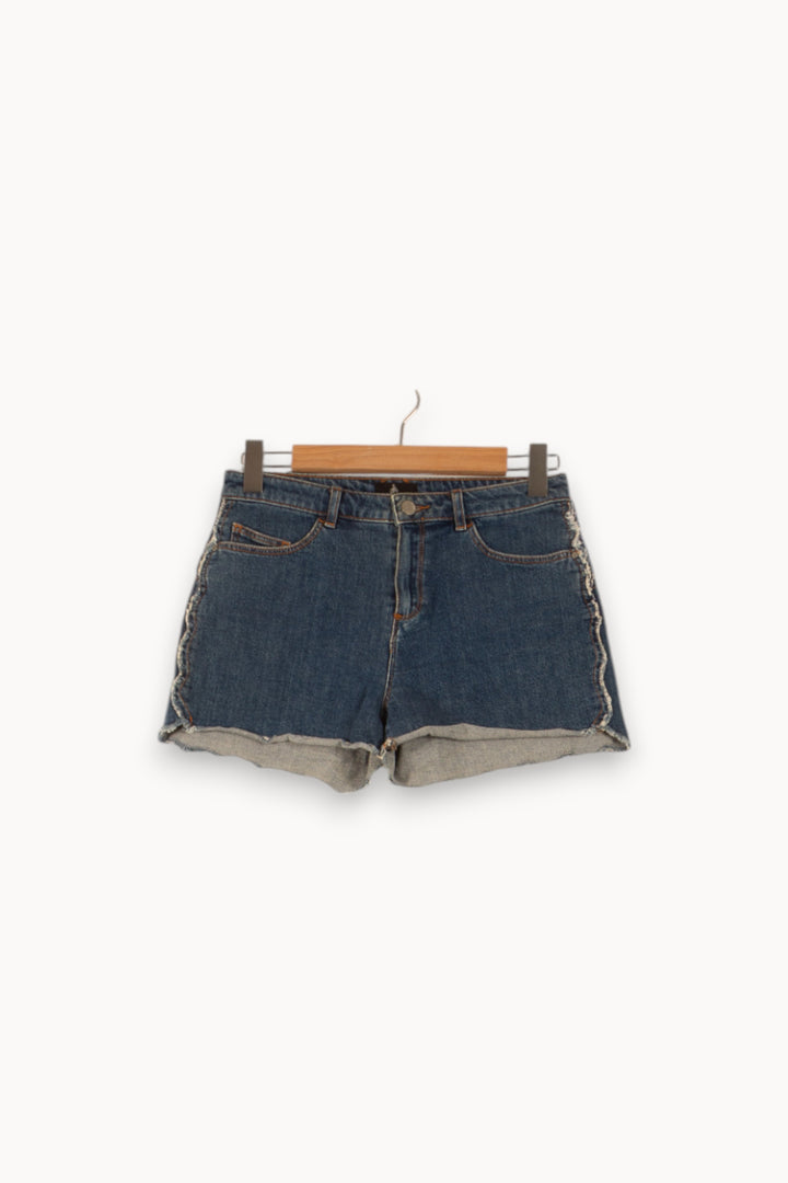 Short en Jean Bleu - Taille M/38 de la marque One Step | PARAD48646 - Vendu par Paradigme - Image 2