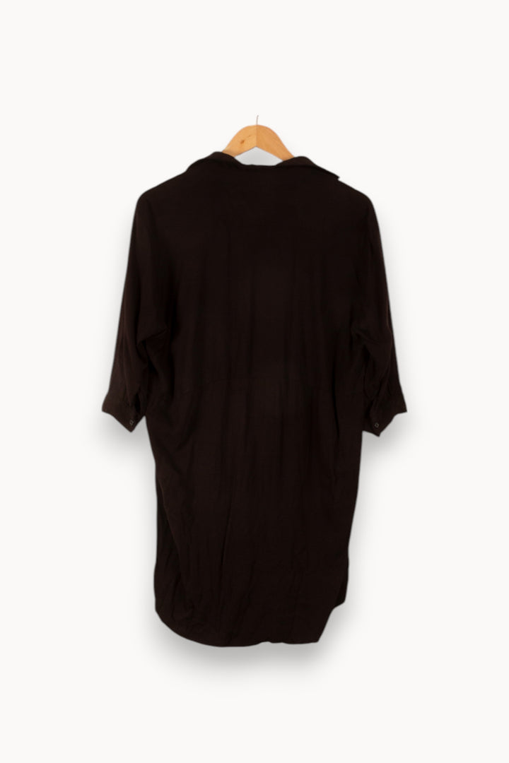Robe Chemise Noire - Taille M/38 de la marque Sud express | PARAD48648 - Vendu par Paradigme - Image 4