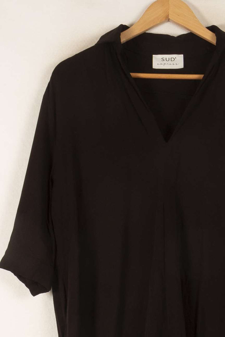 Robe Chemise Noire - Taille M/38 de la marque Sud express | PARAD48648 - Vendu par Paradigme - Image 3