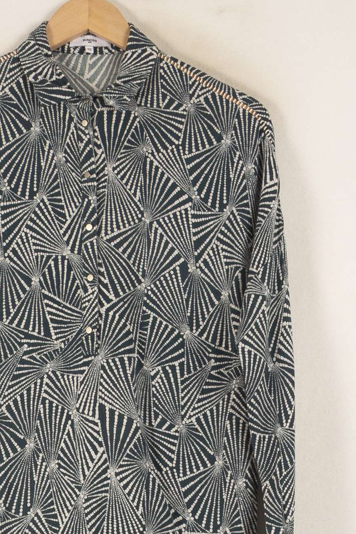 Robe Chemise Verte et Blanche - Taille XS/34 de la marque Suncoo | PARAD48649 - Vendu par Paradigme - Image 3