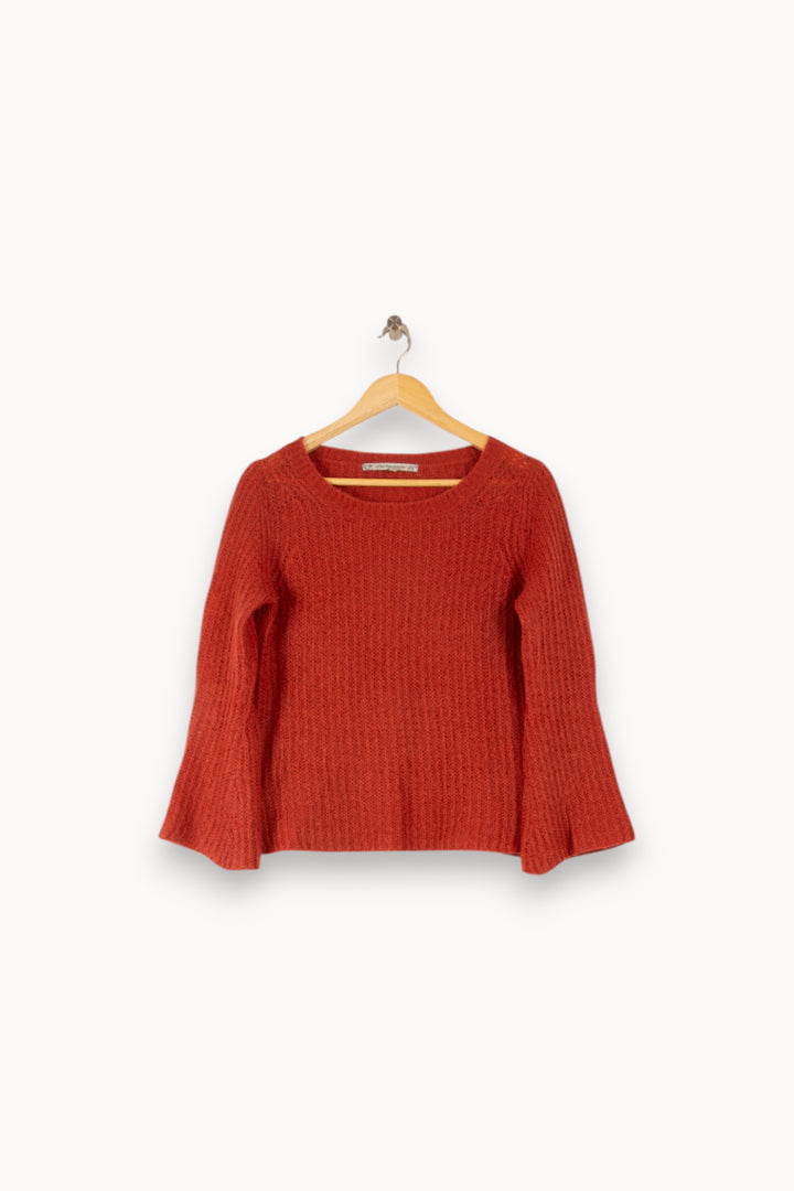 Pull Rouge - Taille S/36 de la marque La Fée Maraboutée | PARAD48655 - Vendu par Paradigme - Image 2