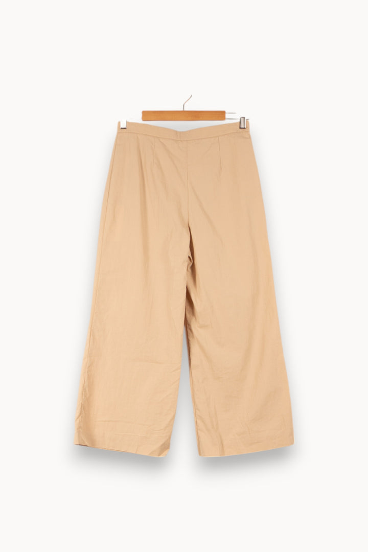 Pantalon Large Beige - Taille M/38 de la marque Soi Paris | PARAD48658 - Vendu par Paradigme - Image 4