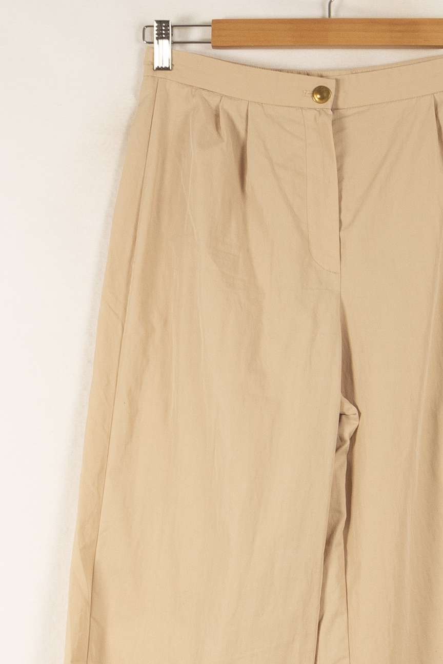 Pantalon Large Beige - Taille M/38 de la marque Soi Paris | PARAD48658 - Vendu par Paradigme - Image 3