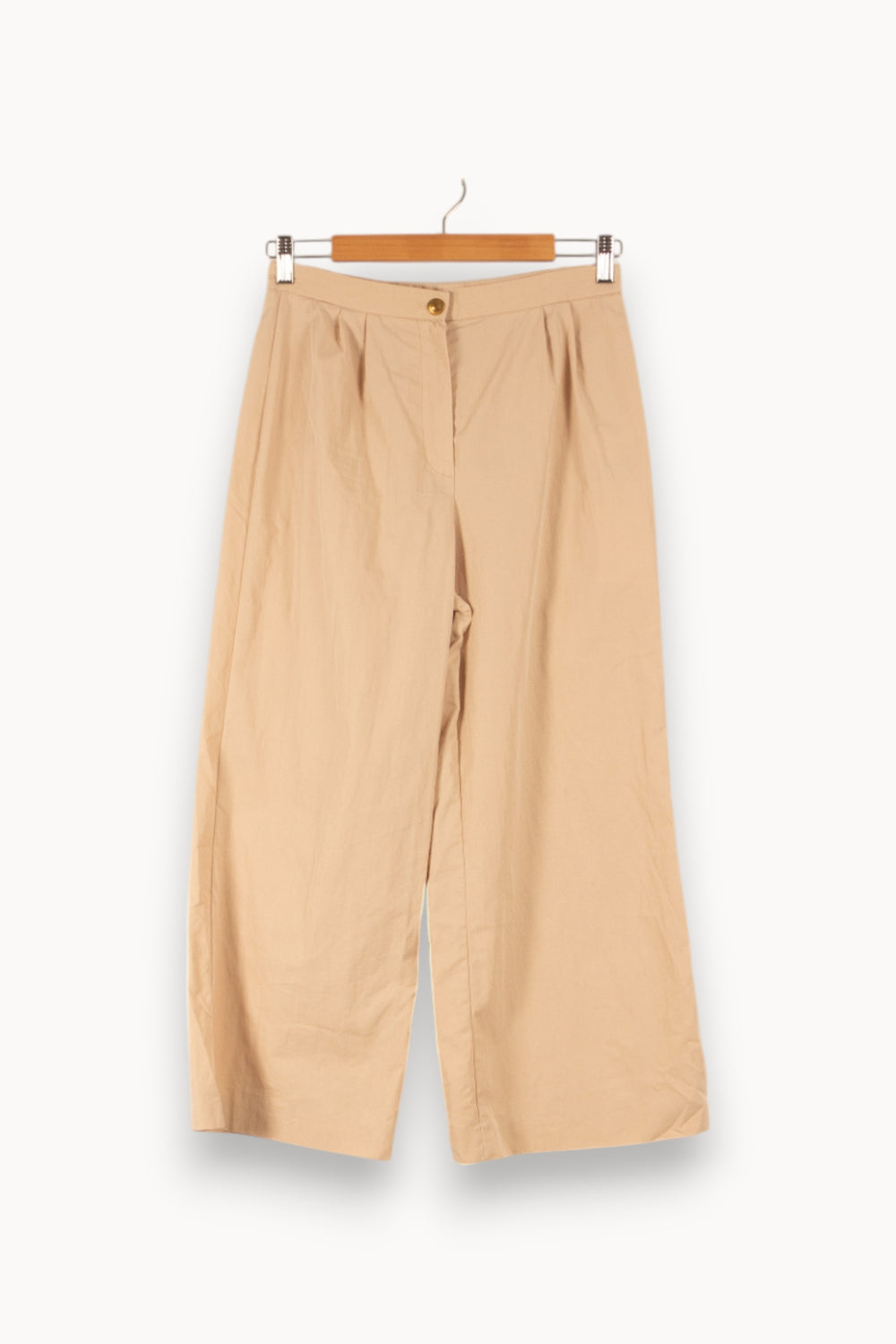 Pantalon Large Beige - Taille M/38 de la marque Soi Paris | PARAD48658 - Vendu par Paradigme - Image 2