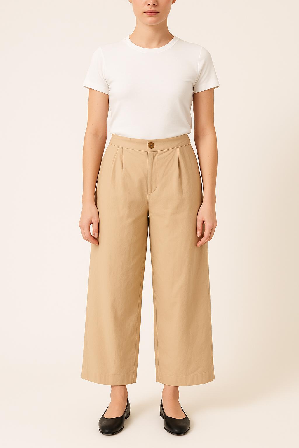 Pantalon Large Beige - Taille M/38 de la marque Soi Paris | PARAD48658 - Vendu par Paradigme - Image 1