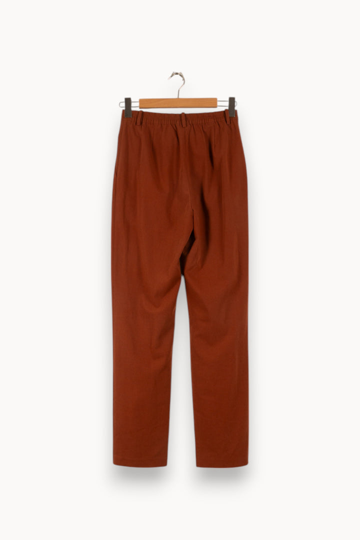 Pantalon Marron - Taille M/38 de la marque Soi Paris | PARAD48659 - Vendu par Paradigme - Image 4