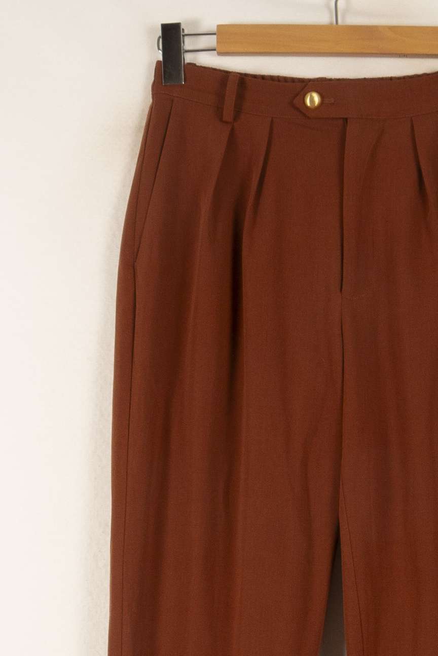 Pantalon Marron - Taille M/38 de la marque Soi Paris | PARAD48659 - Vendu par Paradigme - Image 3
