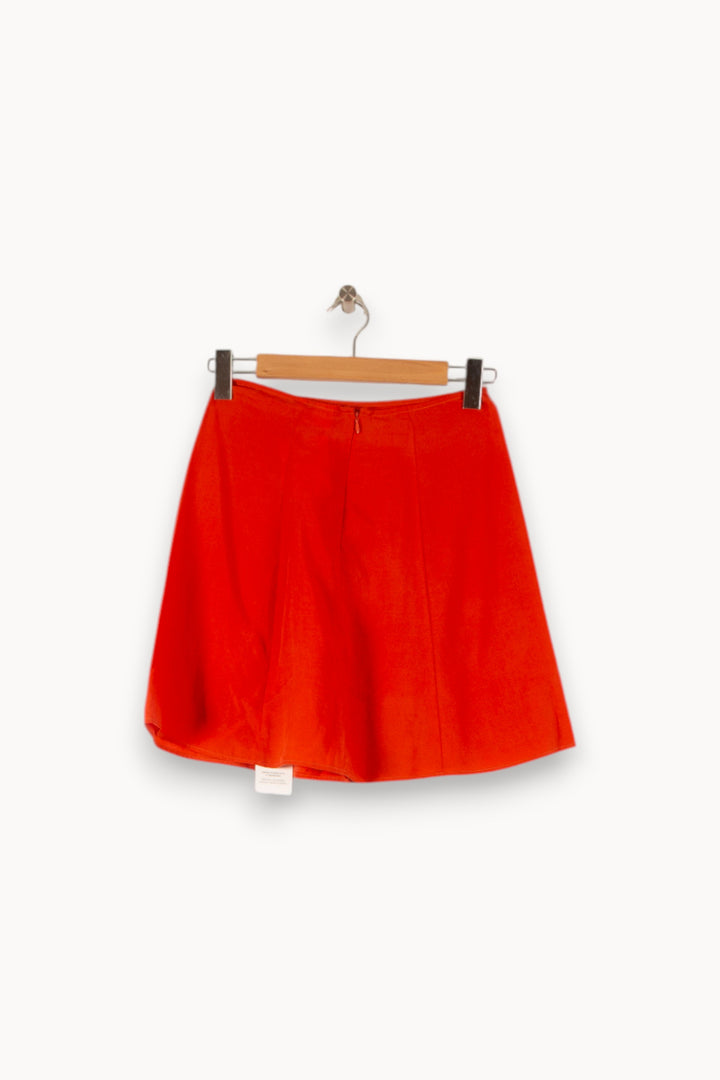 Jupe Évasée Rouge - Taille S/36 de la marque Soi Paris | PARAD48661 - Vendu par Paradigme - Image 4