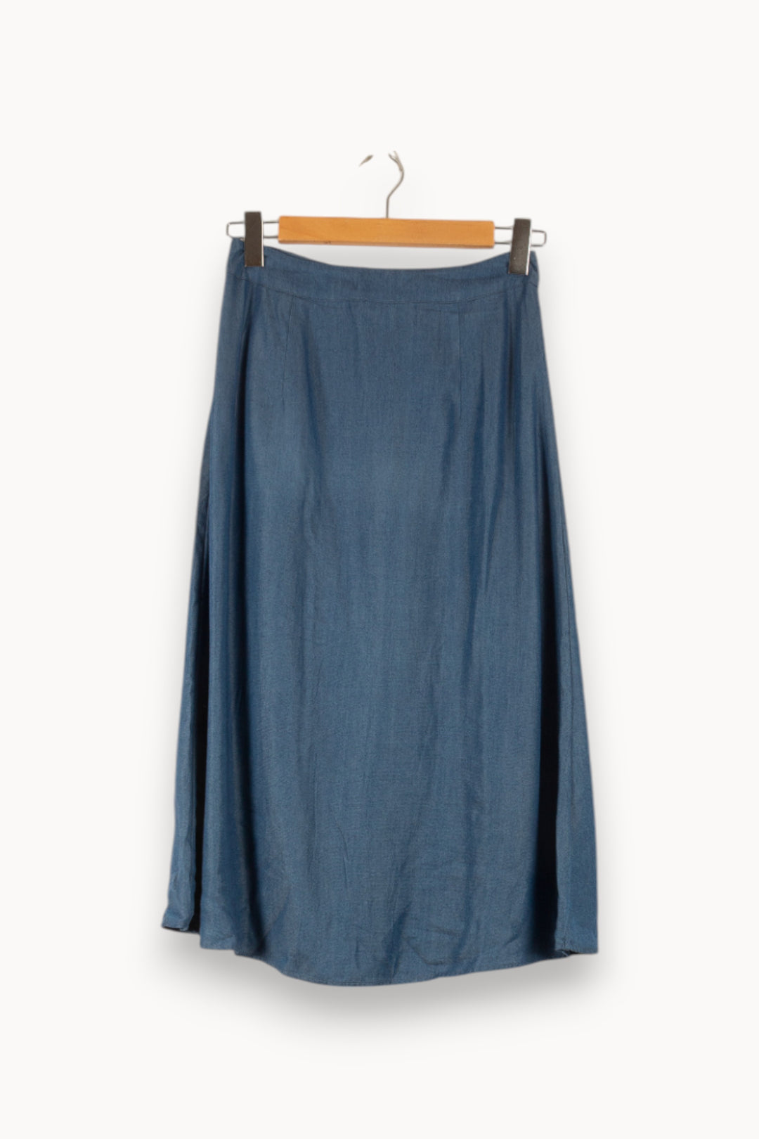 Jupe Midi Bleue - Taille S/36 de la marque Soi Paris | PARAD48662 - Vendu par Paradigme - Image 4