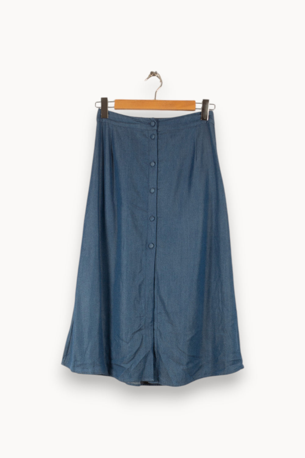 Jupe Midi Bleue - Taille S/36 de la marque Soi Paris | PARAD48662 - Vendu par Paradigme - Image 2