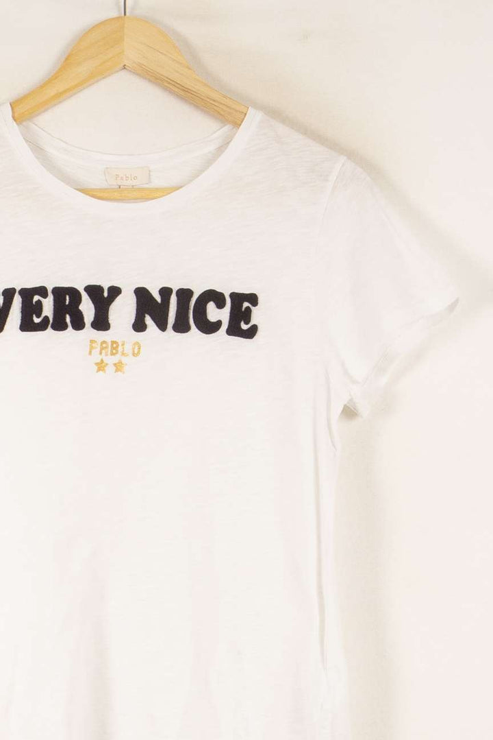 Tee-shirt Blanc - Taille S/36 de la marque Pablo | PARAD48664 - Vendu par Paradigme - Image 3