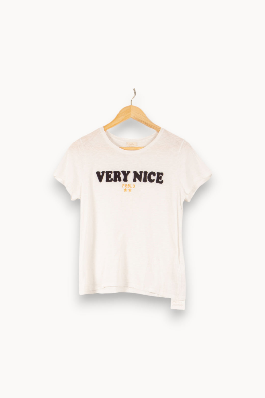 Tee-shirt Blanc - Taille S/36 de la marque Pablo | PARAD48664 - Vendu par Paradigme - Image 2