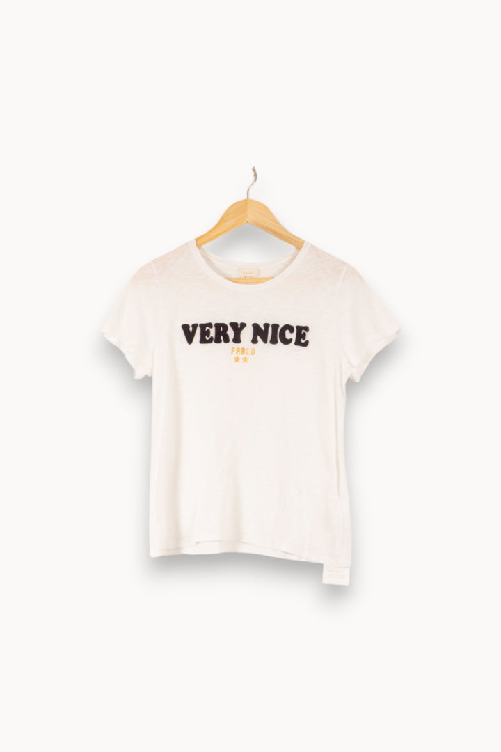 Tee-shirt Blanc - Taille S/36 de la marque Pablo | PARAD48664 - Vendu par Paradigme - Image 2