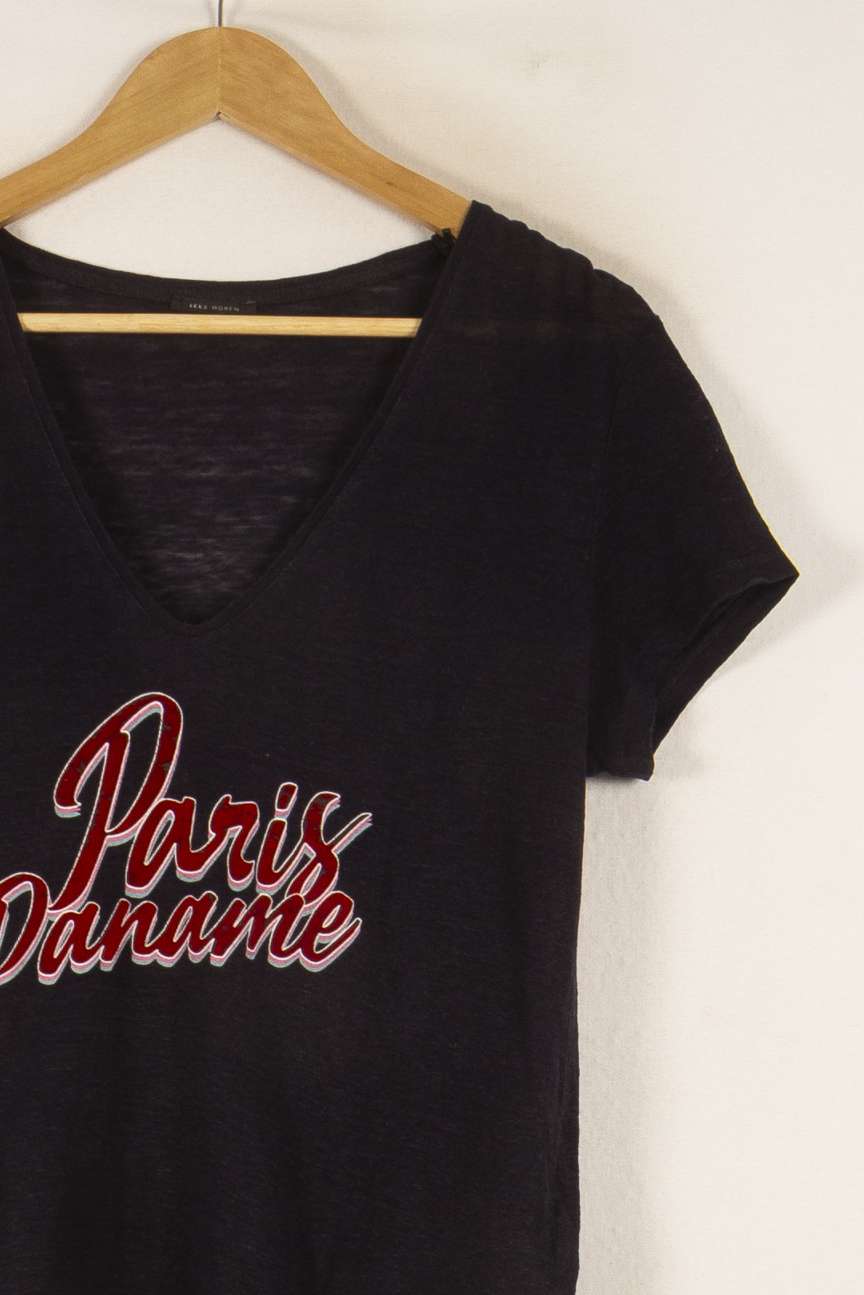 Tee-shirt Noir - Taille S/36 de la marque IKKS | PARAD48665 - Vendu par Paradigme - Image 3