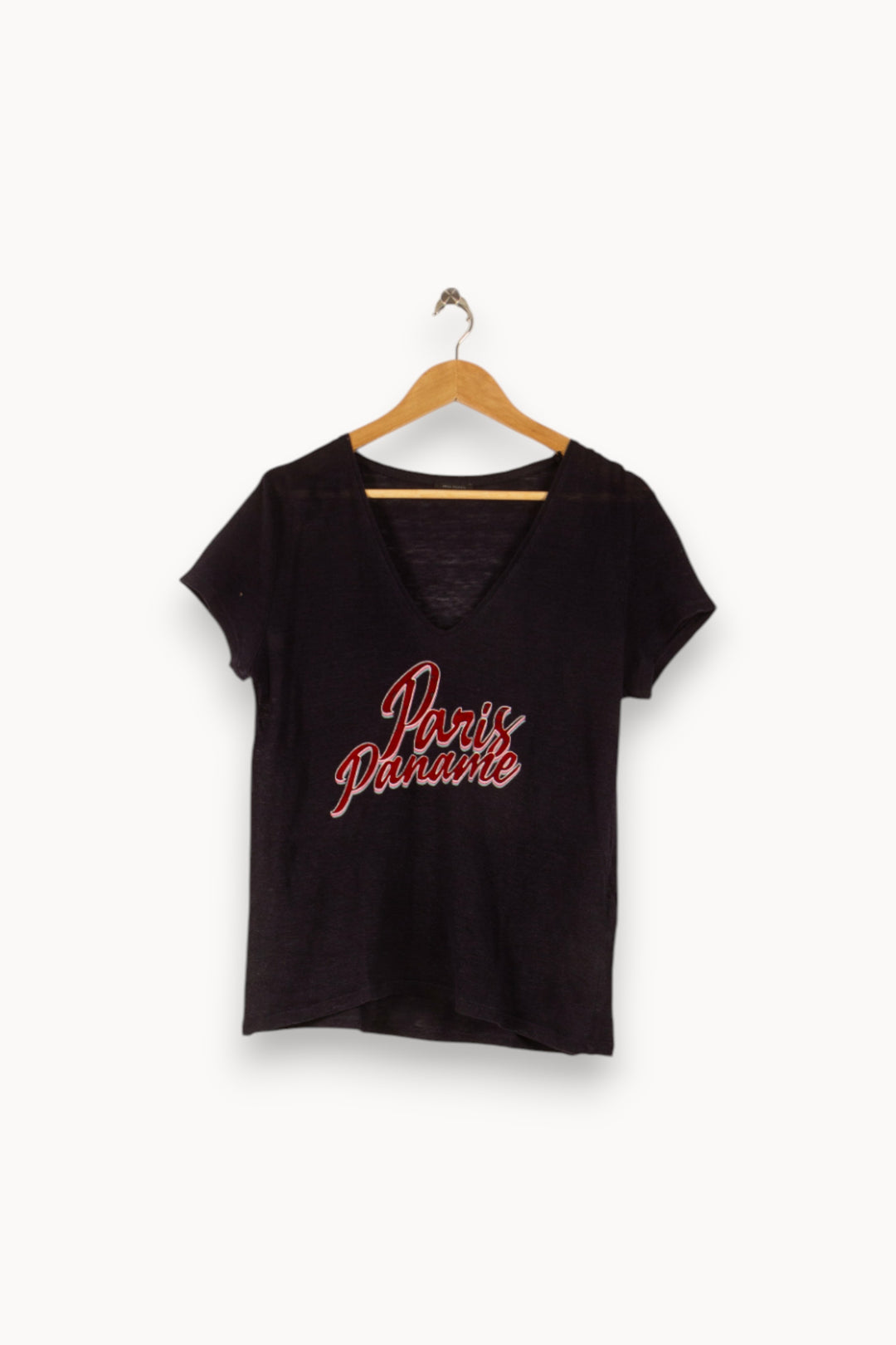 Tee-shirt Noir - Taille S/36 de la marque IKKS | PARAD48665 - Vendu par Paradigme - Image 2