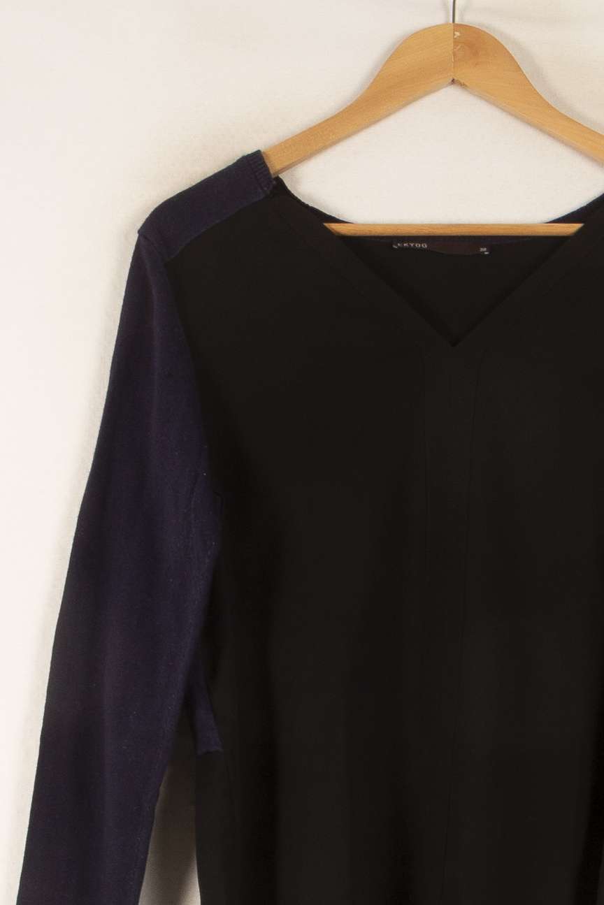 Pull Noir et Bleu - Taille M/38 de la marque Ekyog | PARAD48668 - Vendu par Paradigme - Image 3