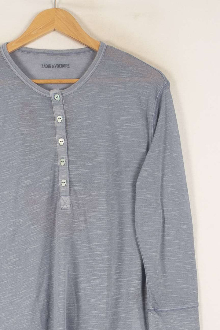 Henley Bleu - Taille M/38 de la marque Zadig&Voltaire | PARAD48672 - Vendu par Paradigme - Image 3