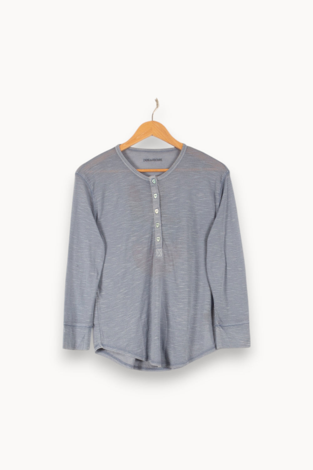 Henley Bleu - Taille M/38 de la marque Zadig&Voltaire | PARAD48672 - Vendu par Paradigme - Image 2