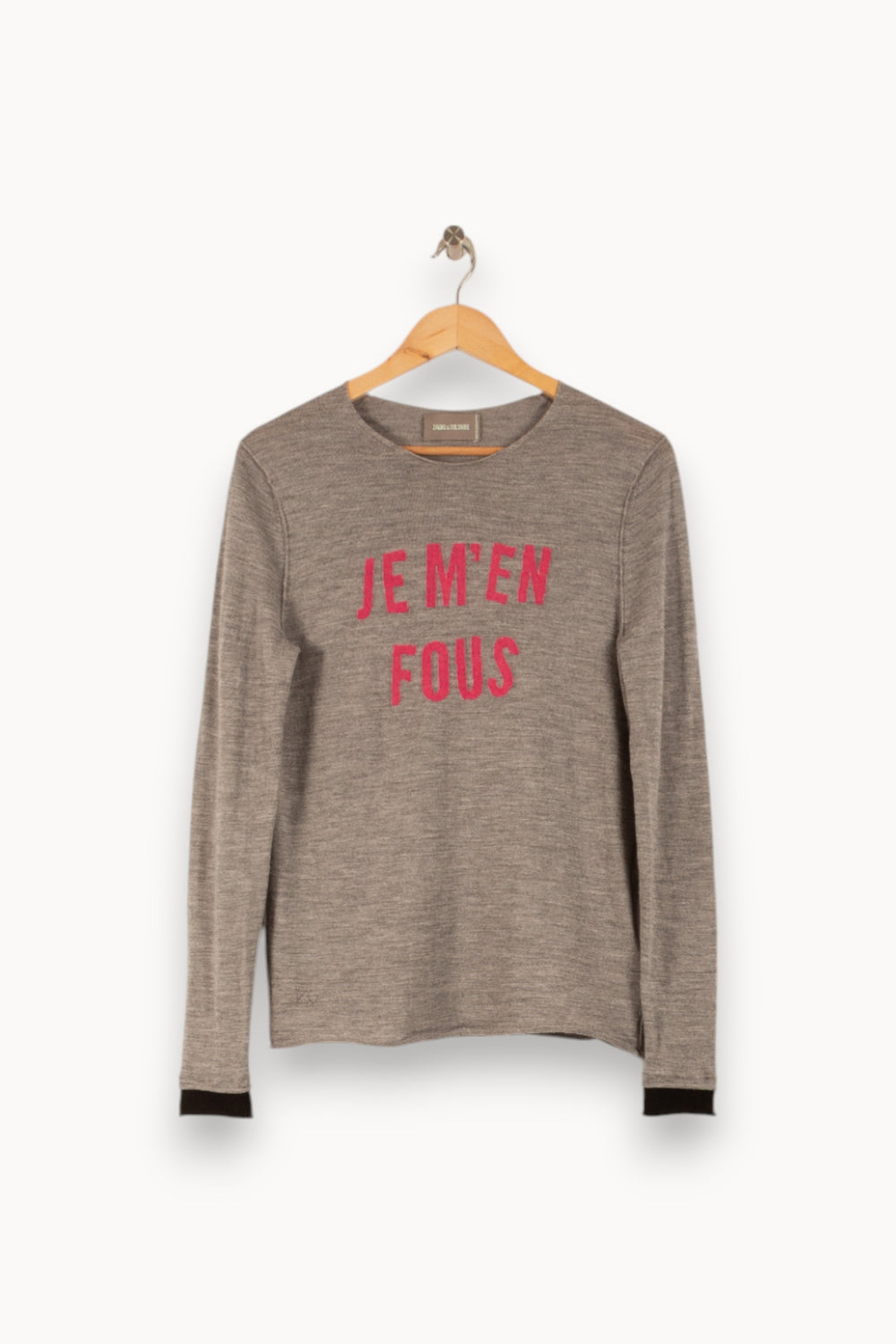 Sweat Gris - Taille M/38 de la marque Zadig&Voltaire | PARAD48673 - Vendu par Paradigme - Image 2