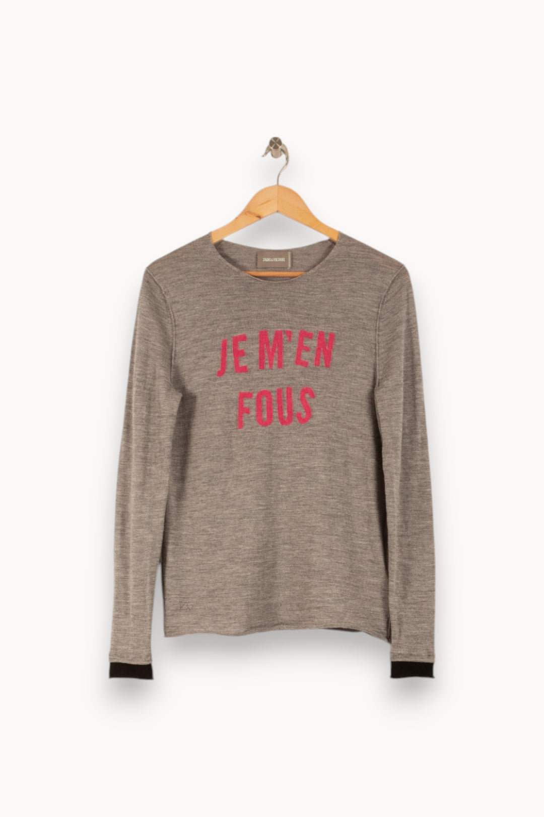 Sweat Gris - Taille M/38 de la marque Zadig&Voltaire | PARAD48673 - Vendu par Paradigme - Image 2
