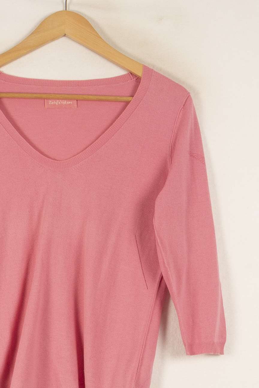 Pull Rose - Taille M/38 de la marque Zadig&Voltaire | PARAD48686 - Vendu par Paradigme - Image 3