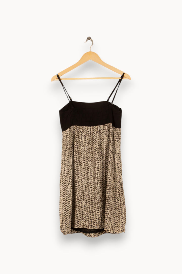 Robe à Bretelles Noire et Beige - Taille L/40 de la marque Pablo | PARAD48695 - Vendu par Paradigme - Image 4
