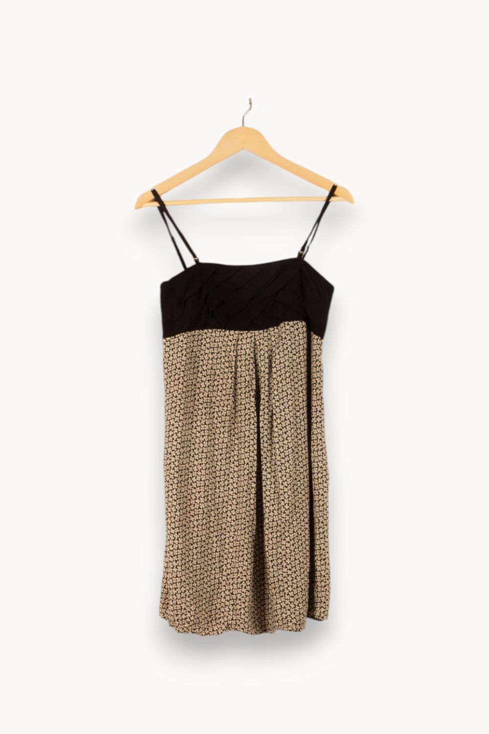 Robe à Bretelles Noire et Beige - Taille L/40 de la marque Pablo | PARAD48695 - Vendu par Paradigme - Image 2