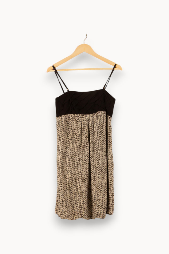 Robe à Bretelles Noire et Beige - Taille L/40 de la marque Pablo | PARAD48695 - Vendu par Paradigme - Image 2