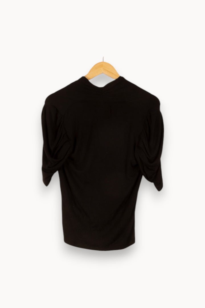 Tee-shirt Noir - Taille S/36 de la marque ba&sh | PARAD48715 - Vendu par Paradigme - Image 4