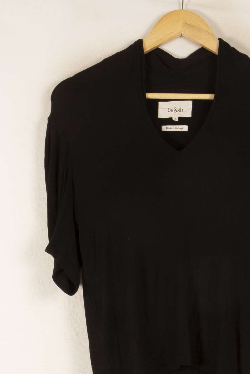 Tee-shirt Noir - Taille S/36 de la marque ba&sh | PARAD48715 - Vendu par Paradigme - Image 3