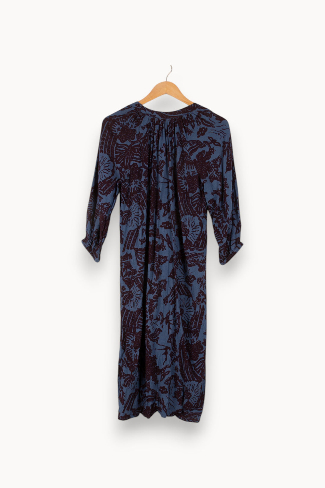 Robe Midi Bleue et Noire - Taille XS/34 de la marque Maison 123 | PARAD48718 - Vendu par Paradigme - Image 4