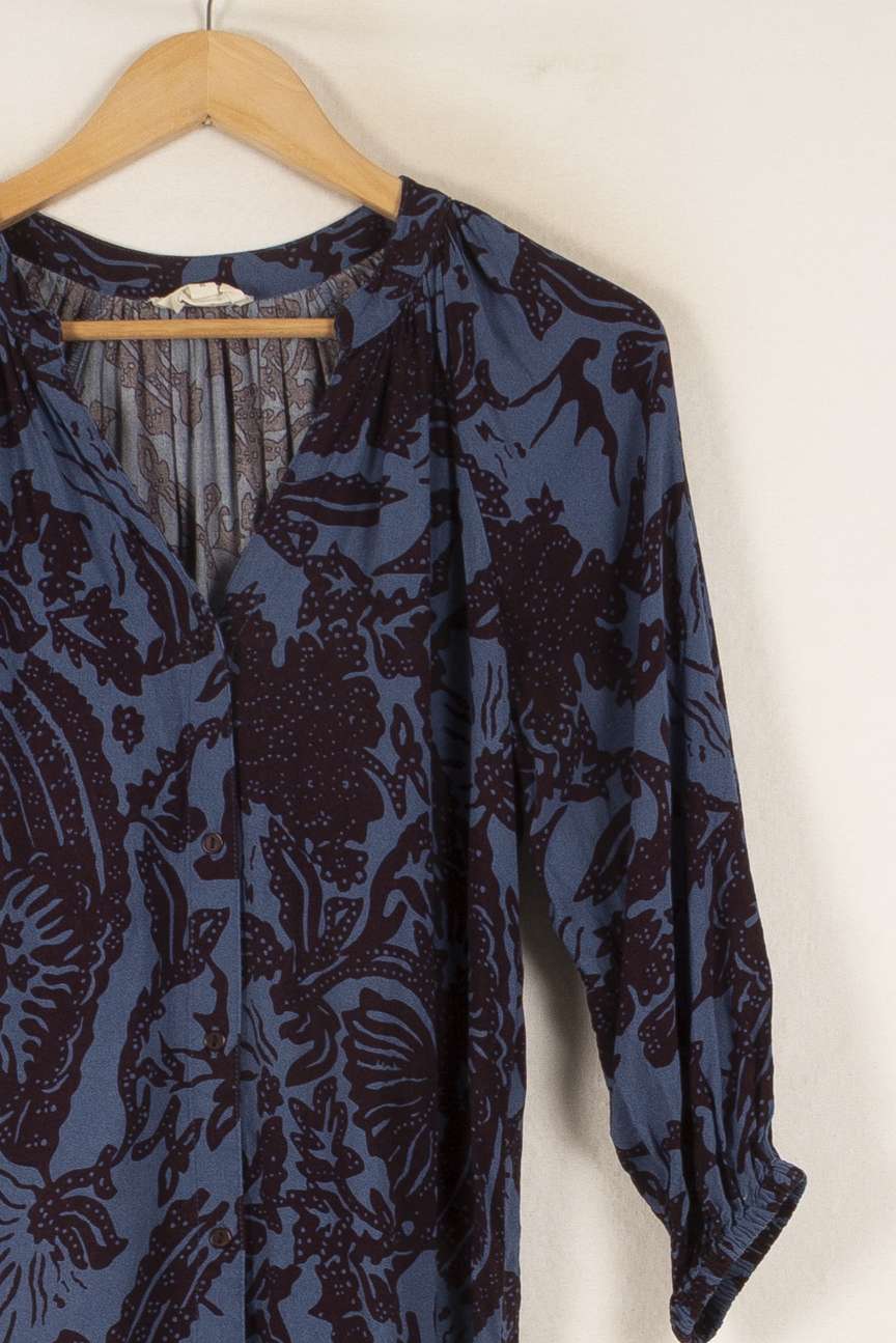 Robe Midi Bleue et Noire - Taille XS/34 de la marque Maison 123 | PARAD48718 - Vendu par Paradigme - Image 3