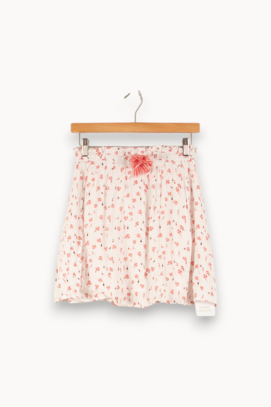 Jupe Courte Blanche et Rose - Taille S/36 de la marque Marie Sixtine | PARAD48722 - Vendu par Paradigme - Image 2