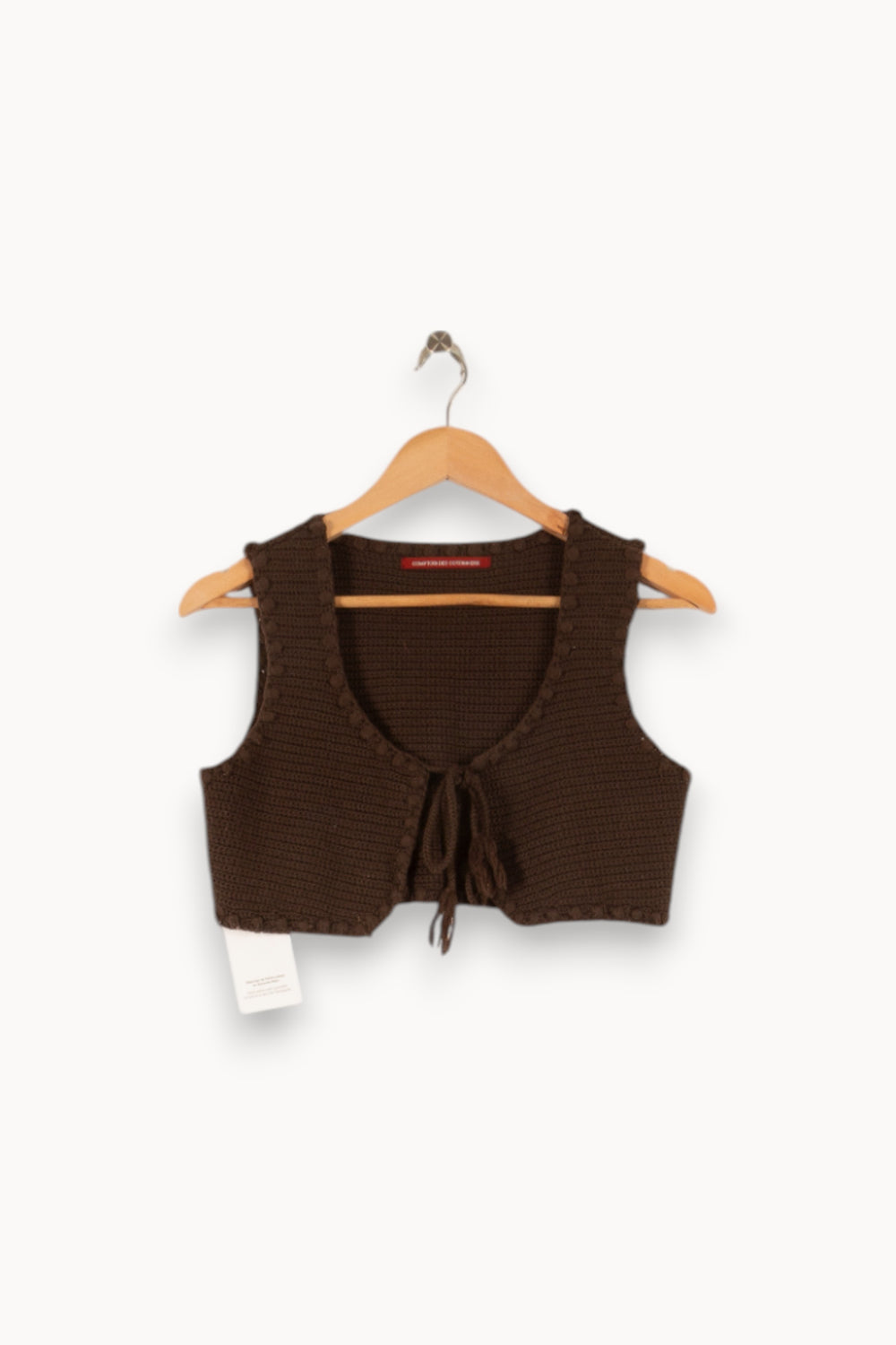 Gilet Marron - Taille S/36 de la marque Comptoir des Cotonniers | PARAD48723 - Vendu par Paradigme - Image 2
