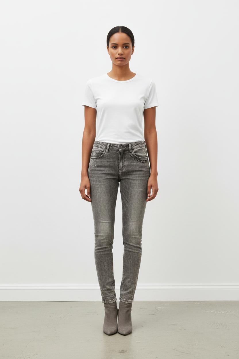 Jean Gris - Taille S/36
