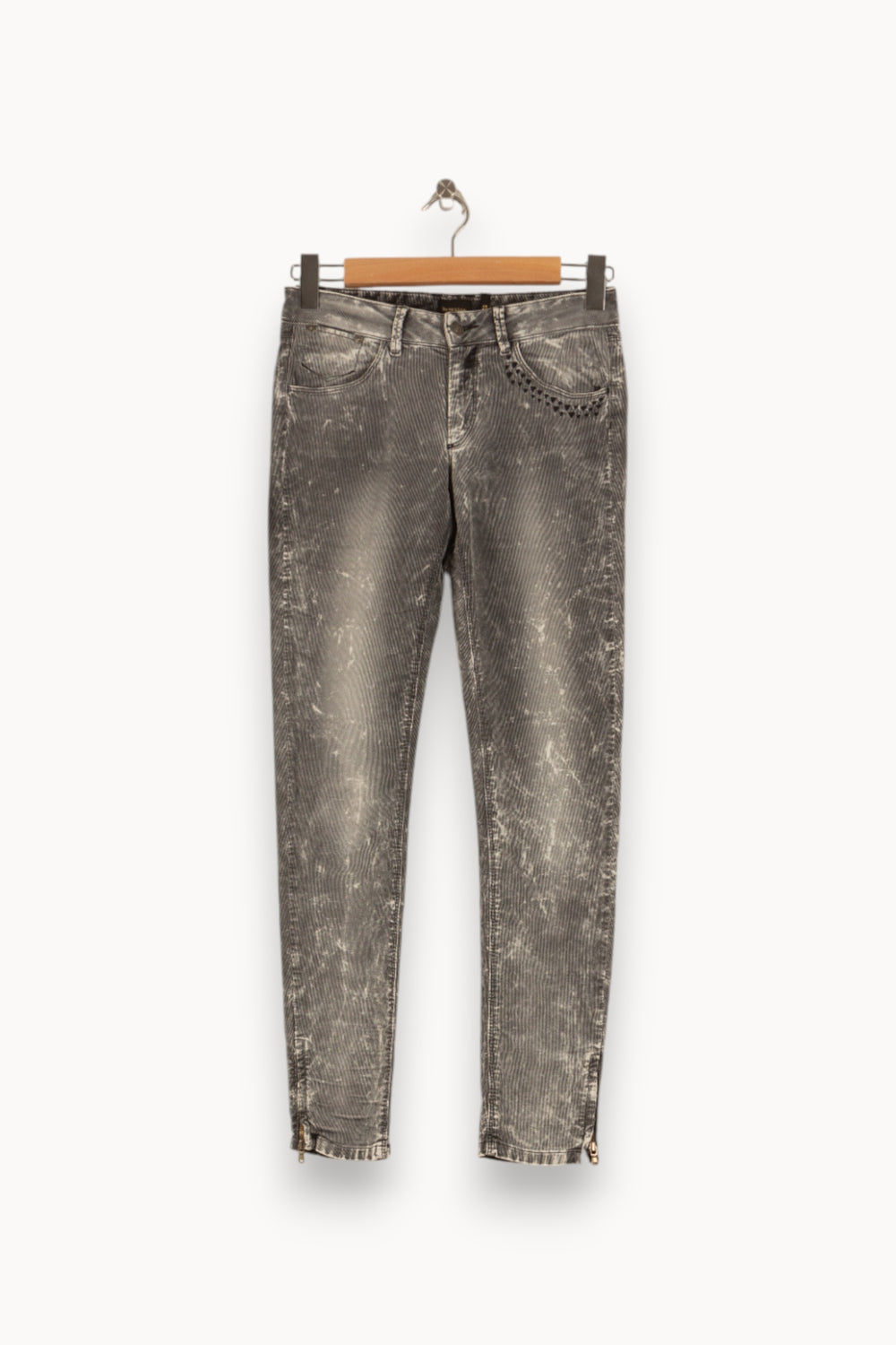Jean Gris - Taille S/36 de la marque Bérénice | PARAD48735 - Vendu par Paradigme - Image 2