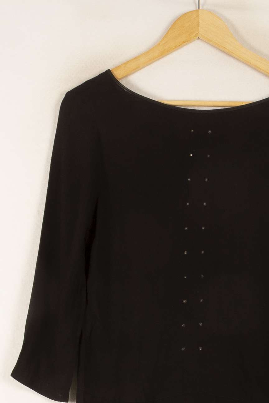 Blouse Noire - Taille M/38 de la marque I.Code | PARAD48741 - Vendu par Paradigme - Image 3