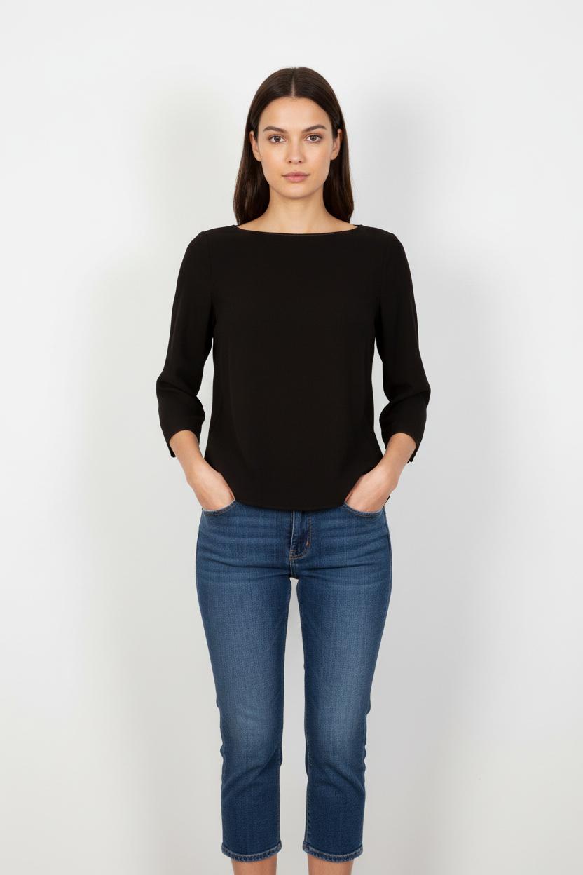 Blouse Noire - Taille M/38