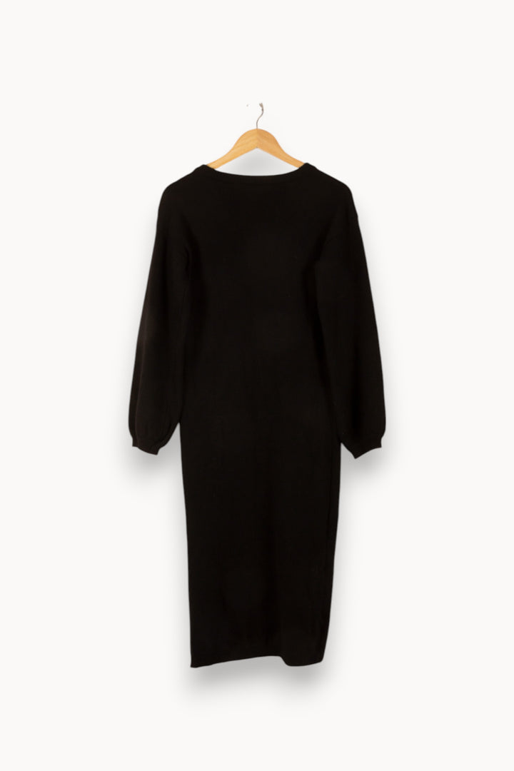 Robe Pull Noire - Taille S/36 de la marque SAAJ | PARAD48747 - Vendu par Paradigme - Image 4